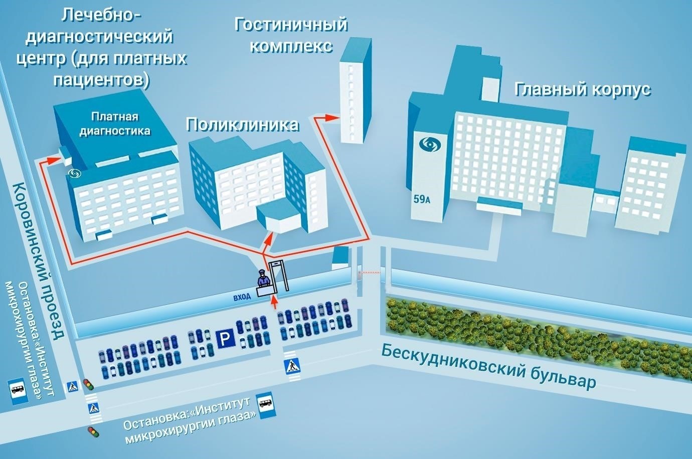 Как посетить клинику МНТК «Микрохирургия глаза» по предварительной записи