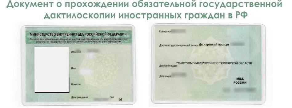 Что представляет собой процесс дактилоскопической регистрации для лиц, прибывающих в Россию?