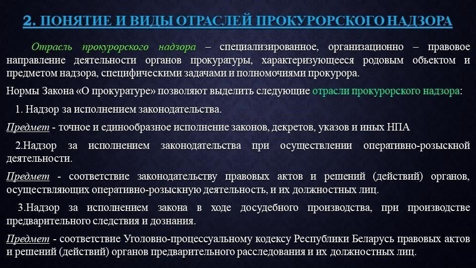 Понимание сферы применения надзора в соответствии с правовыми нормами