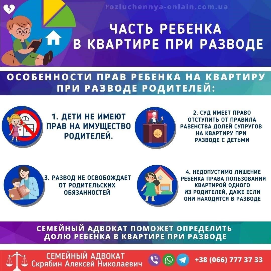 Влияние развода на право ребенка на жилье